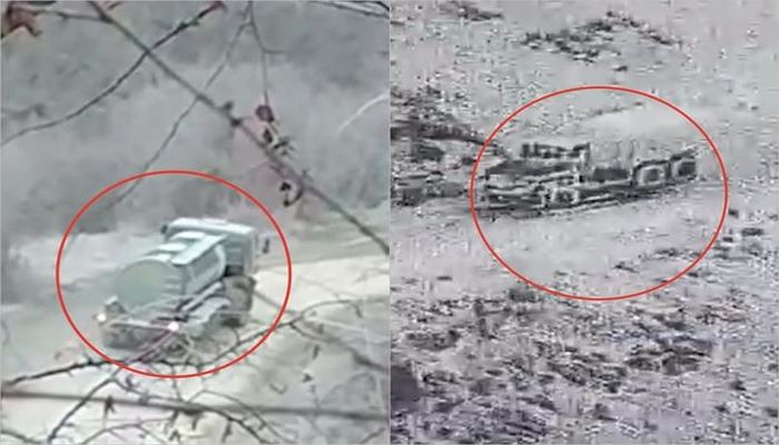 Ermənistanın Qarabağa qanunsuz silah-sursat daşımasının görüntüləri
