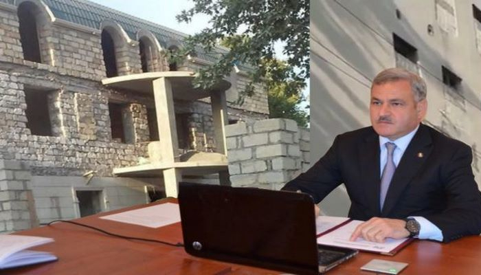 Villasının görünməməsi üçün liseyin pəncərələrini hördürən icra başçısından daha bir addım