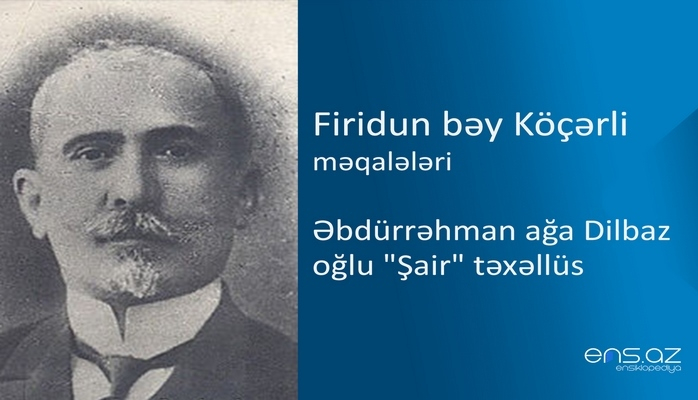 Firidun bəy Köçərli - Əbülfət xan "Tuti" təxəllüs