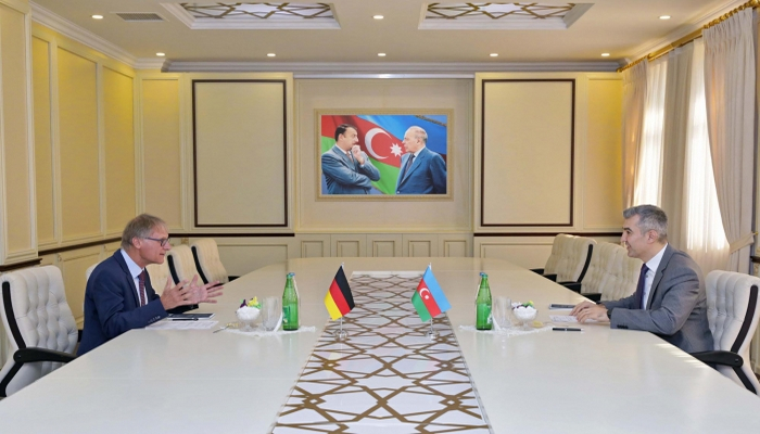 DMX rəisi Almaniya səfiri ilə görüşüb