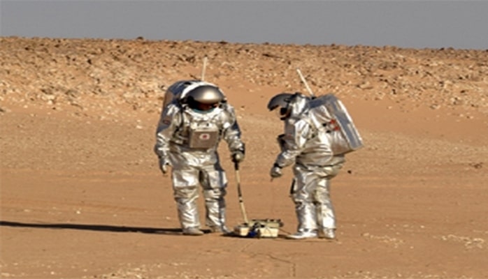 Marsda su axtaracaq qurğunun sınaqları keçirilib