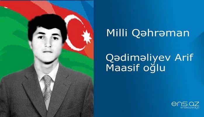 Arif Qədiməliyev Maasif oğlu