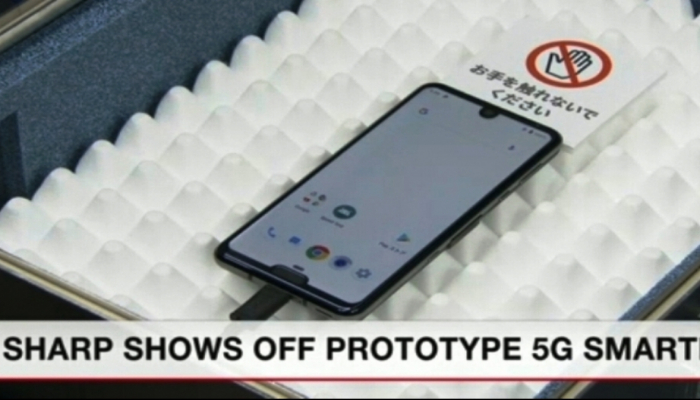 “Sharp” şirkəti 5G şəbəkəsi üçün smartfonunun prototipini təqdim edib