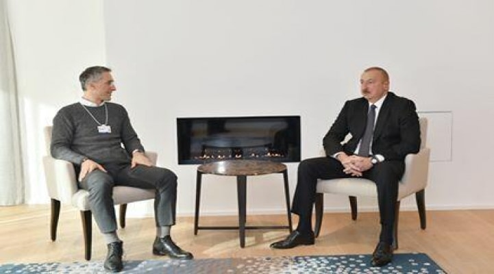 İlham Əliyev məşhur şirkətin direktoru ilə görüşdü
