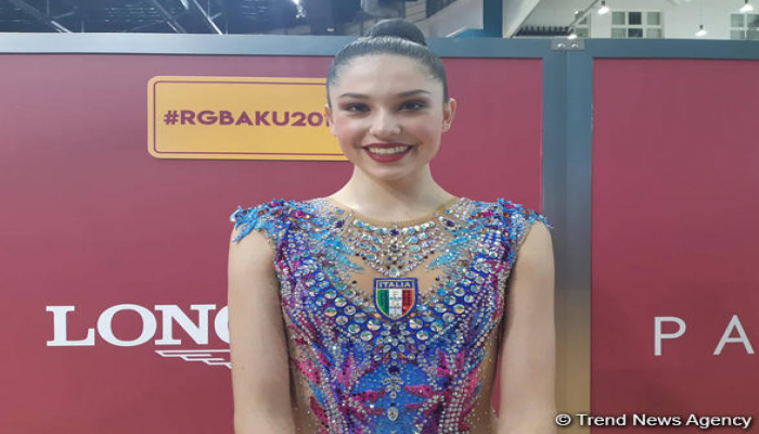 Организация соревнований в Баку с каждым разом лучше, красивее и масштабнее – итальянская гимнастка