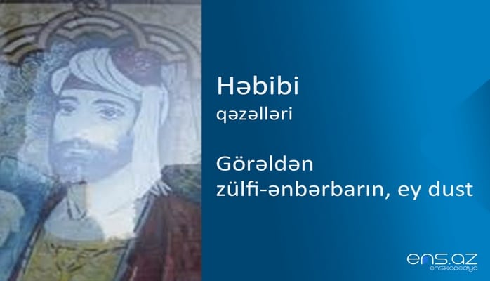 Həbibi - Görəldən zülfi-ənbərbarın, ey dust