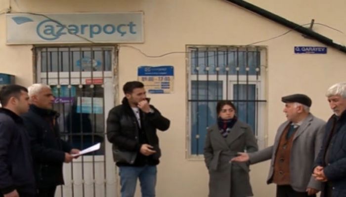 Fatmayı kəndində Poçt bağlandı: Sakinlər narazılıq etdilər - VİDEO