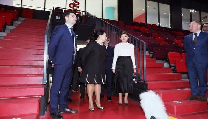 Mehriban Əliyeva “Lujniki” Olimpiya Kompleksinin Gimnastika Mərkəzində