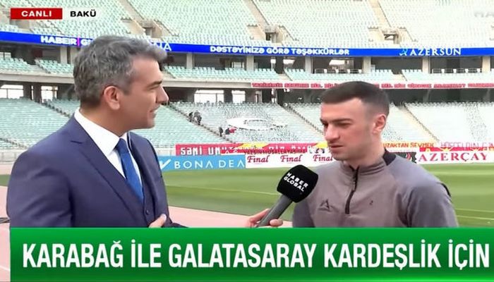 “Haber Global” “Qarabağ” - “Qalatasaray” oyunu öncəsi son vəziyyət barədə süjet hazırlayıb