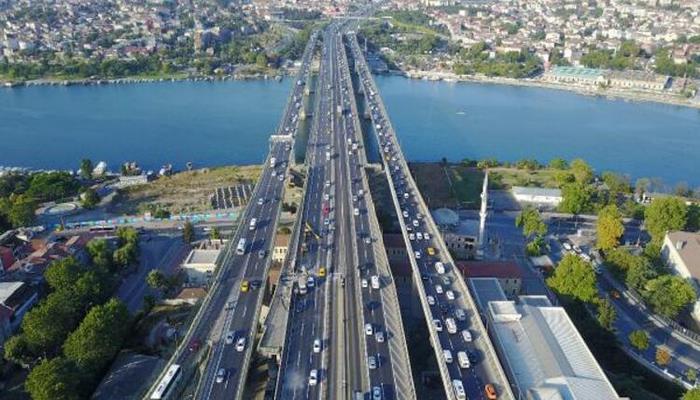 Haliç Köprüsü'ndeki ikinci etap çalışmaları trafiği kilitledi