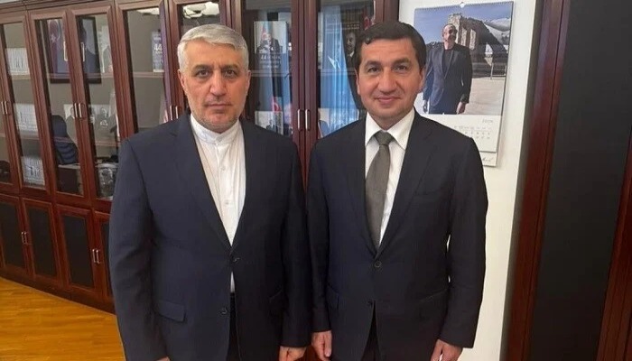 Hikmət Hacıyev İran səfiri ilə nələri müzakirə etdi?