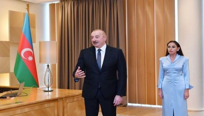 İlham Əliyev: “Bayraqlarımız Ağrı dağda, Murov dağında, Zəngəzur dağlarında, Şuşada bir yerdə dalğalanır”
