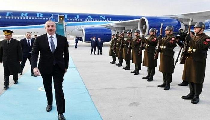İlham Əliyev Türkiyəyə səfər etdi