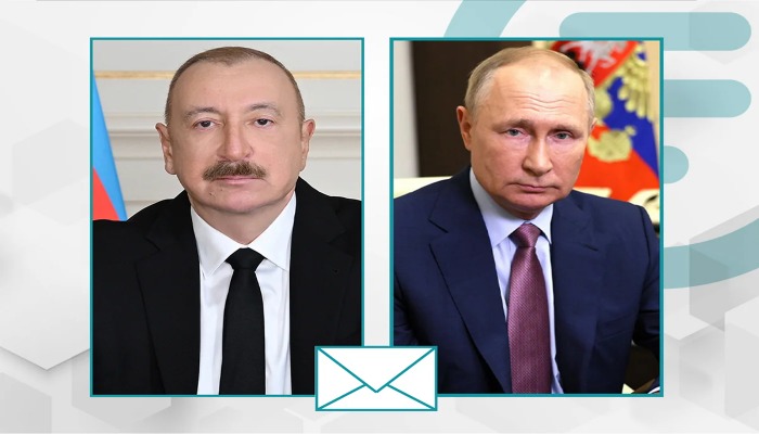 İlham Əliyev Vladimir Putini təbrik etdi