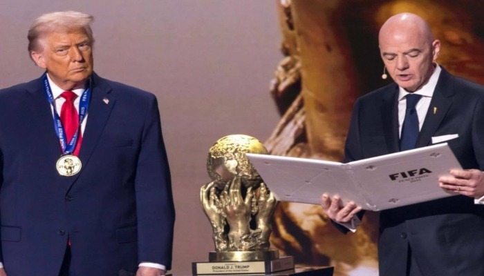 İnfantino Trampa mükafat verəndən sonra şikayət edildi