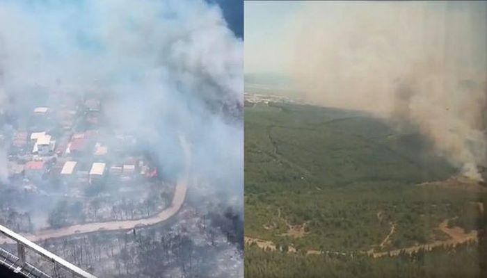 İzmirdə meşə yanğınları başlayıb