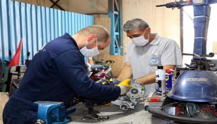 Kayseri'de engellilerin araçları ücretsiz onarılıyor