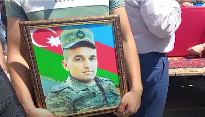 Kəlbəcərdə həlak olan hərbçimiz dəfn edildi