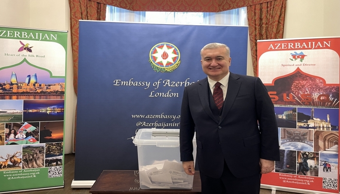 Londonda Azərbaycan vətəndaşlarının 62 faizi səsvermədə iştirak edib