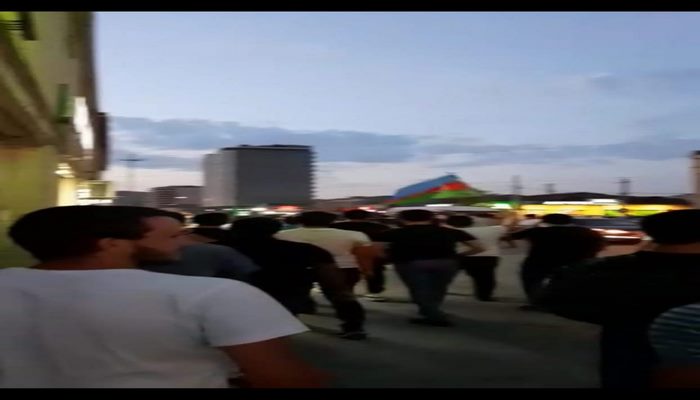 Masazırda gənclər “Qarabağ” sədaları altında yürüş keçirib