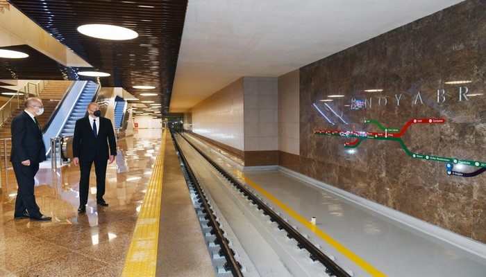Metronun “8 Noyabr” stansiyası istifadəyə verilib