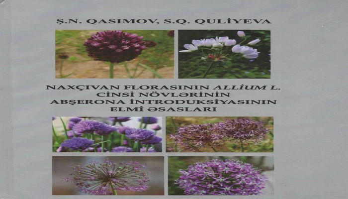 "Naxçıvan florasının Allium L. cinsi növlərinin Abşerona introduksiyasının elmi əsasları" adlı yeni monoqrafiya işıq üzü görüb