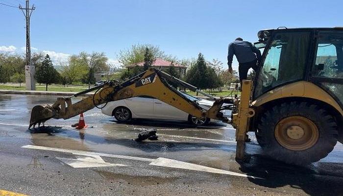 Naxçıvanda magistral su xəttində qəza baş verdi