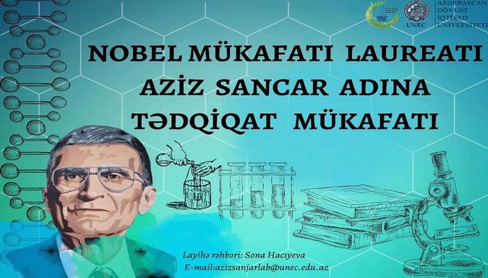 Nobel mükafatçısı, UNEC-in Fəxri doktoru Aziz Sancar adına tədqiqat mükafatı təsis olunub