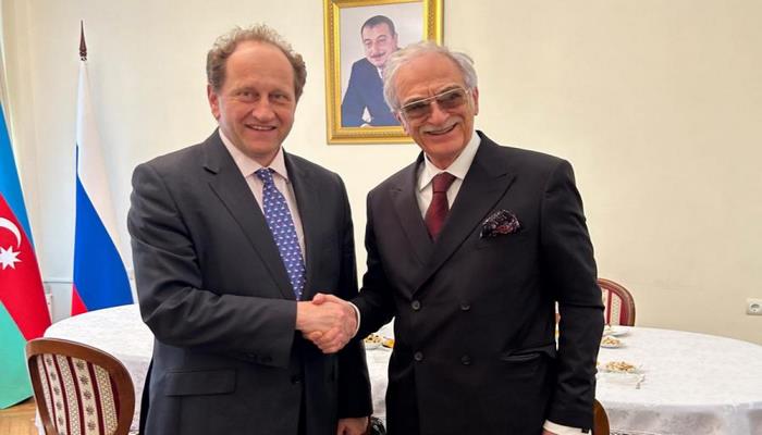 Polad Bülbüloğlu Almaniyanın Rusiyadakı yeni səfirinə Azərbaycan-Ermənistan nizamlanması barədə məlumat verib