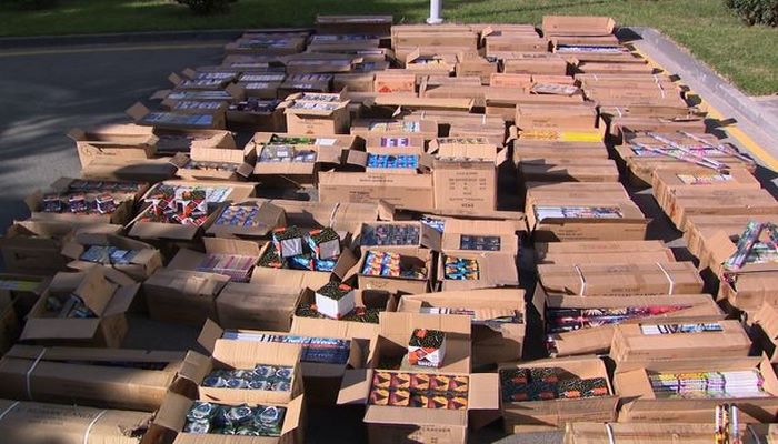 Polis əməliyyat keçirdi: Külli miqdarda pirotexniki vasitələr aşkarlandı