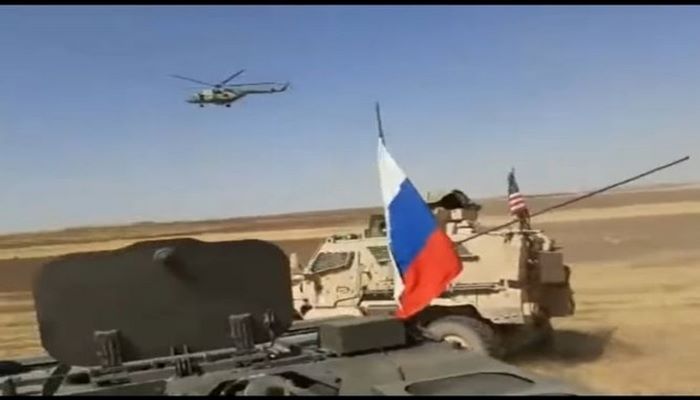 Появилось видео инцидента с российскими и американскими военными в Сирии
