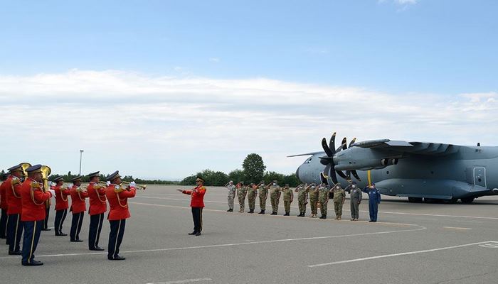 Представители ВВС Турции прибыли в Гянджу