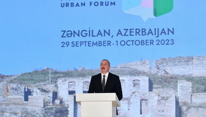 Prezident: "İkinci Qarabağ müharibəsindən sonra bərpa işlərinə 7 milyard ABŞ dolları sərf edilib"