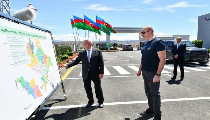 Prezident İlham Əliyev 330 kV-luq “Cəbrayıl” qovşaq yarımstansiyasının açılışını edib