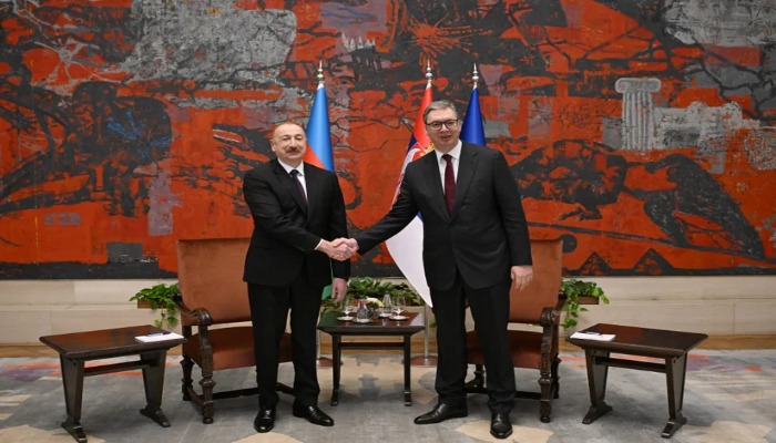 Prezident İlham Əliyev Aleksandar Vuçiçlə görüşü ilə bağlı paylaşım edib