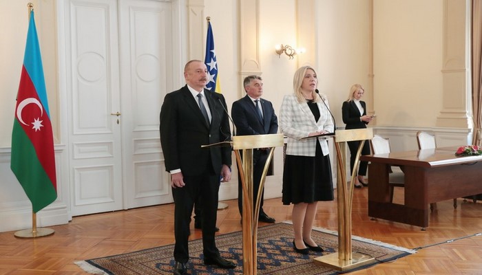 Prezident İlham Əliyev: "Bu gün Azərbaycan–Bosniya və Herseqovina münasibətlərinin yeni səhifəsi başlayır"