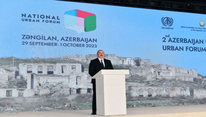 Prezident İlham Əliyev: “Bu gün Şərqi Zəngəzur sıfırdan yenidən inşa edilir”