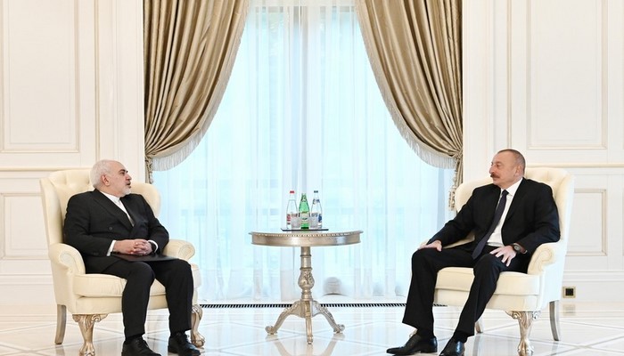Prezident İlham Əliyev İranın xarici işlər nazirini qəbul edib