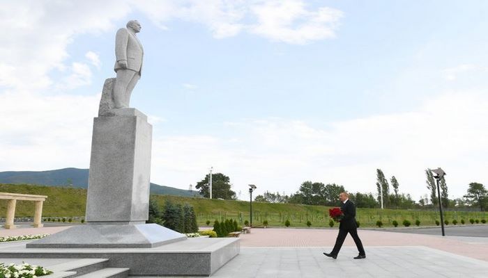 Президент Ильхам Алиев посетил Шеки