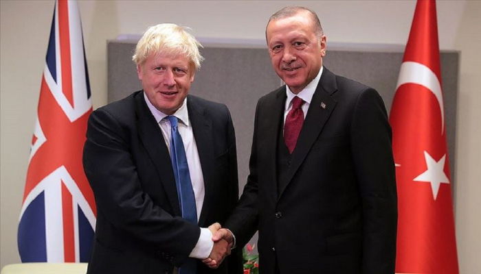 Эрдоган и Джонсон обсудили ситуацию в Нагорном Карабахе