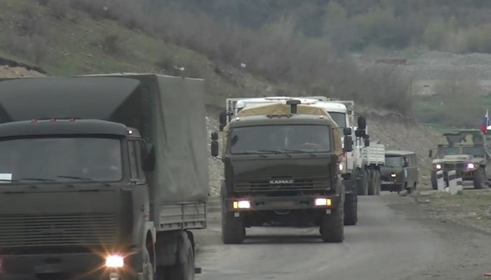 Rusiya sülhməramlıları Kəlbəcərə 80 ton yükün çatdırılmasını təmin edib