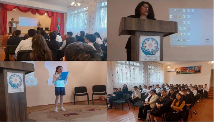 SDU-nun təşkilatçılığı ilə Sumqayıt şəhər orta məktəbində azərbaycanlıların soyqırımı ilə bağlı tədbir olub