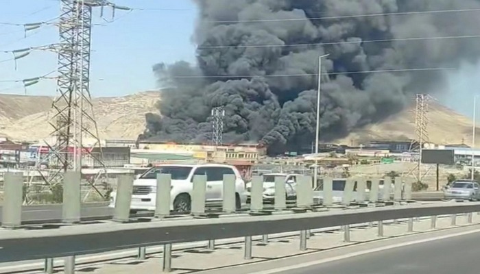 “Sədərək” ticarət mərkəzindəki yanğın tam söndürülüb