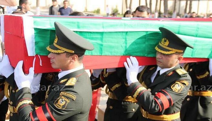 Şəhid Hacıəli Qasımov dəfn olunub