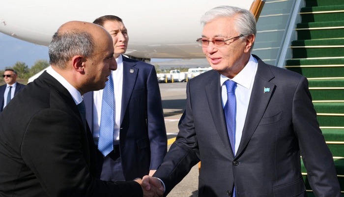 Tokayev də Azərbaycana gəldi - Fotolar