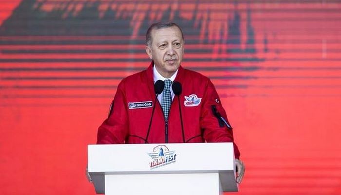 Türkiyə Prezidenti Kahramanmaraşda təməli qoyulan evlərə görə İlham Əliyevə təşəkkür edib