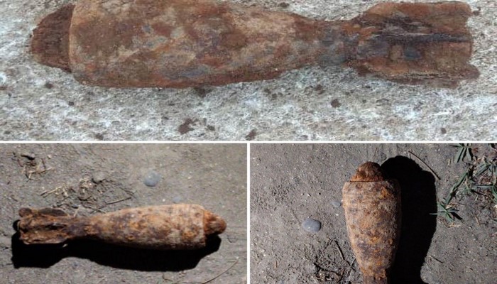 В Маштаги нашли минометный снаряд 