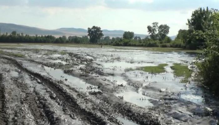 В Огузе устраняют последствия проливных дождей