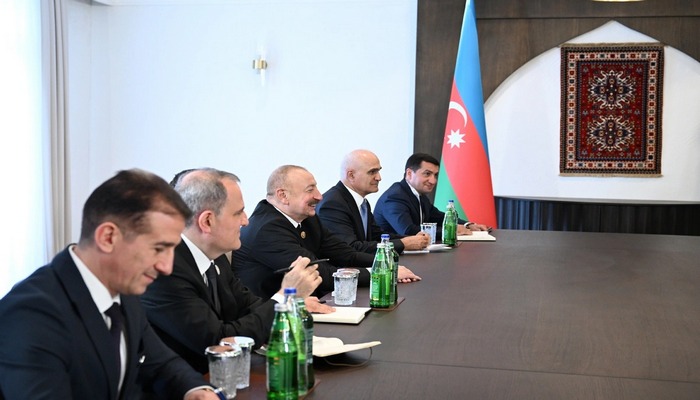 Xankəndidə İlham Əliyevlə Məsud Pezeşkianın görüşü keçirilib