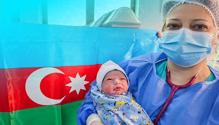 Xankəndidə ilk körpə doğuldu